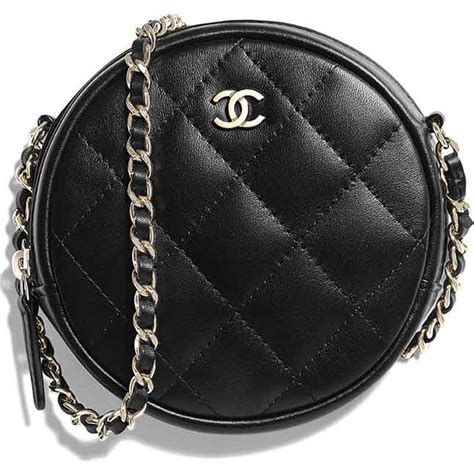 chanel clutch with chain round black|Chanel classic clutch with chain.